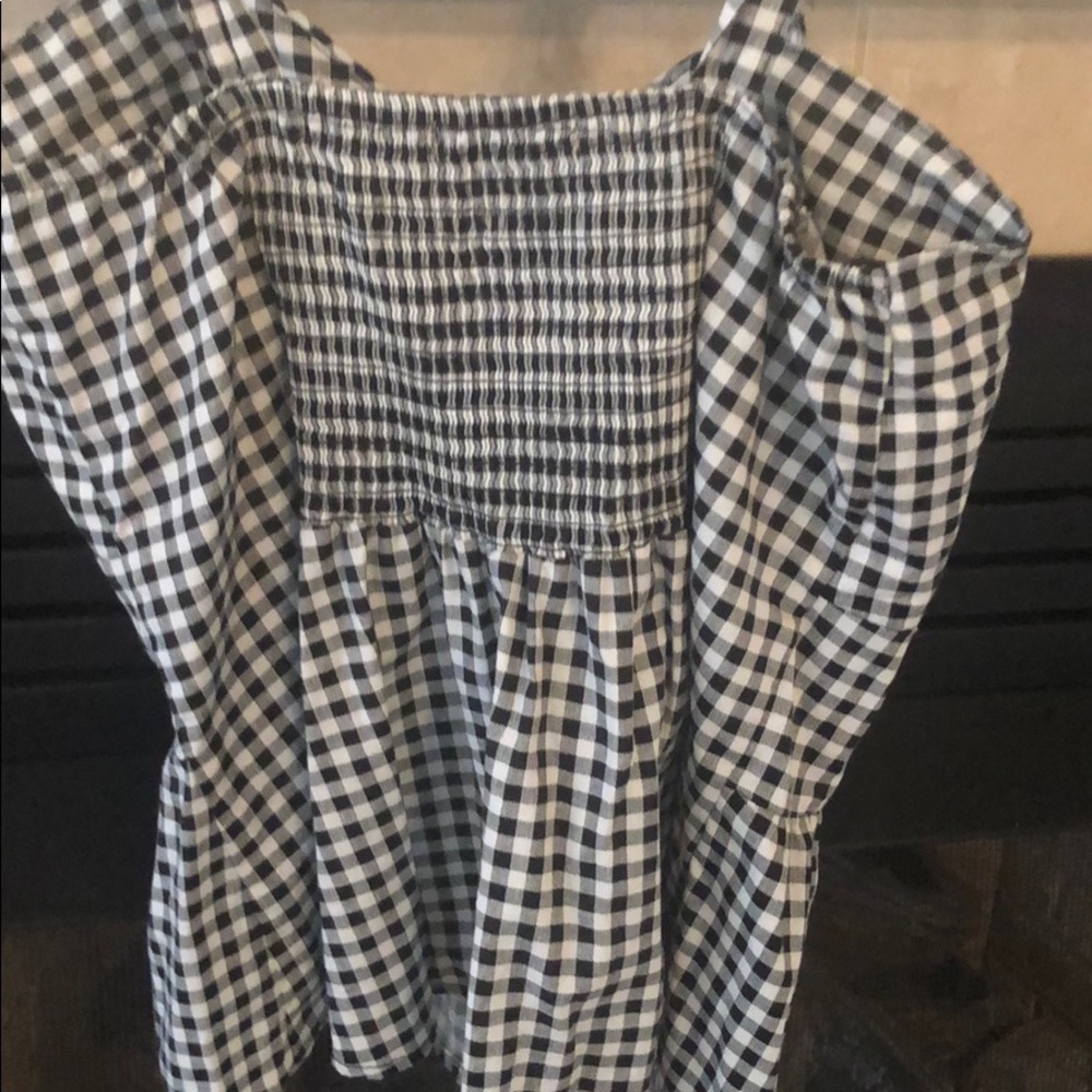 Liberty Love. Zippered top. Black& white check. XL - Picture 5 of 6